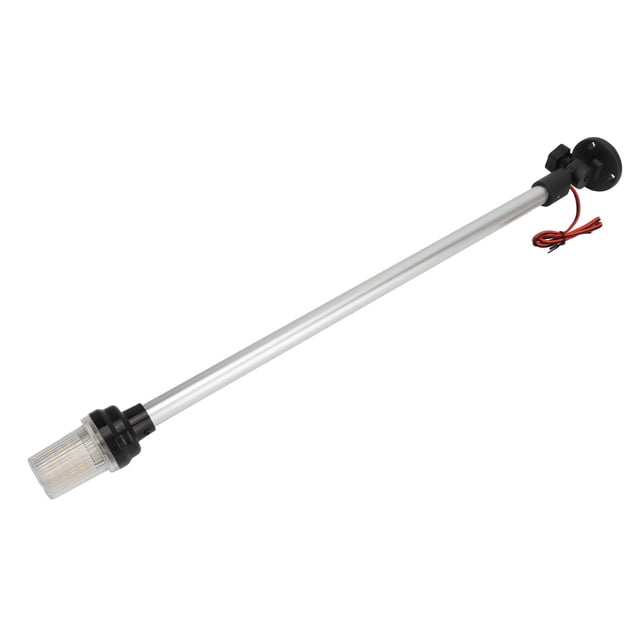 Anchor Light, 24 Inches LED All Round Stern Light With Aluminum Alloy Rotatable Base, 3 Nautical Mile Bimini Top Lights For Pontoon And Fishing Boat