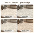 thumbnail image 7 of ODIKA 8'x10' Washable Area Rug Pink Vintage Romantic Ribbon Motif Featuring Coquette Round for King Size Bedroom Under Bed, Master Suite, Non-Shedding, Easy Care, 7 of 7