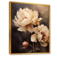 thumbnail image 2 of Designart "Unveiled Vintage Peony Botanicals III" Peonies Floater Framed Canvas Prints, 2 of 5