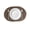 Dark Coffee, variant on Handwoven Oval Placemats,Heat Resistant Pad,Polyester Fiber Trivet for Hot Dishes Pots,Rustic Kitchen Table Decor