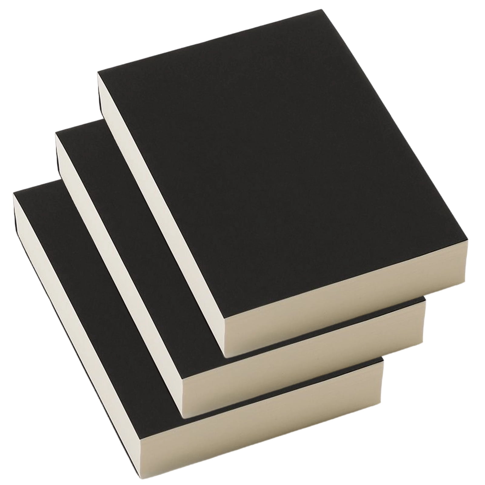 3Pieces Artist Sketchbooks Empty Pages Thick Draft Book For Drawing Writing And Brainstorming Small Note pad