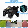 thumbnail image 3 of 12V Powered Ride on Car, Ford Bronco Raptor Ride on Trucks Toys with Remote Control, Electric Ride on Vehicle with Bluetooth Music, LED Light, Electric Car for Kids Boys Girls Ages 3-6 Gifts, Black, 3 of 8