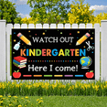 thumbnail image 6 of Colorful Kindergarten Banner Polyester Material Decorative Kids Celebrations Back to School Party Classroom, 6 of 8