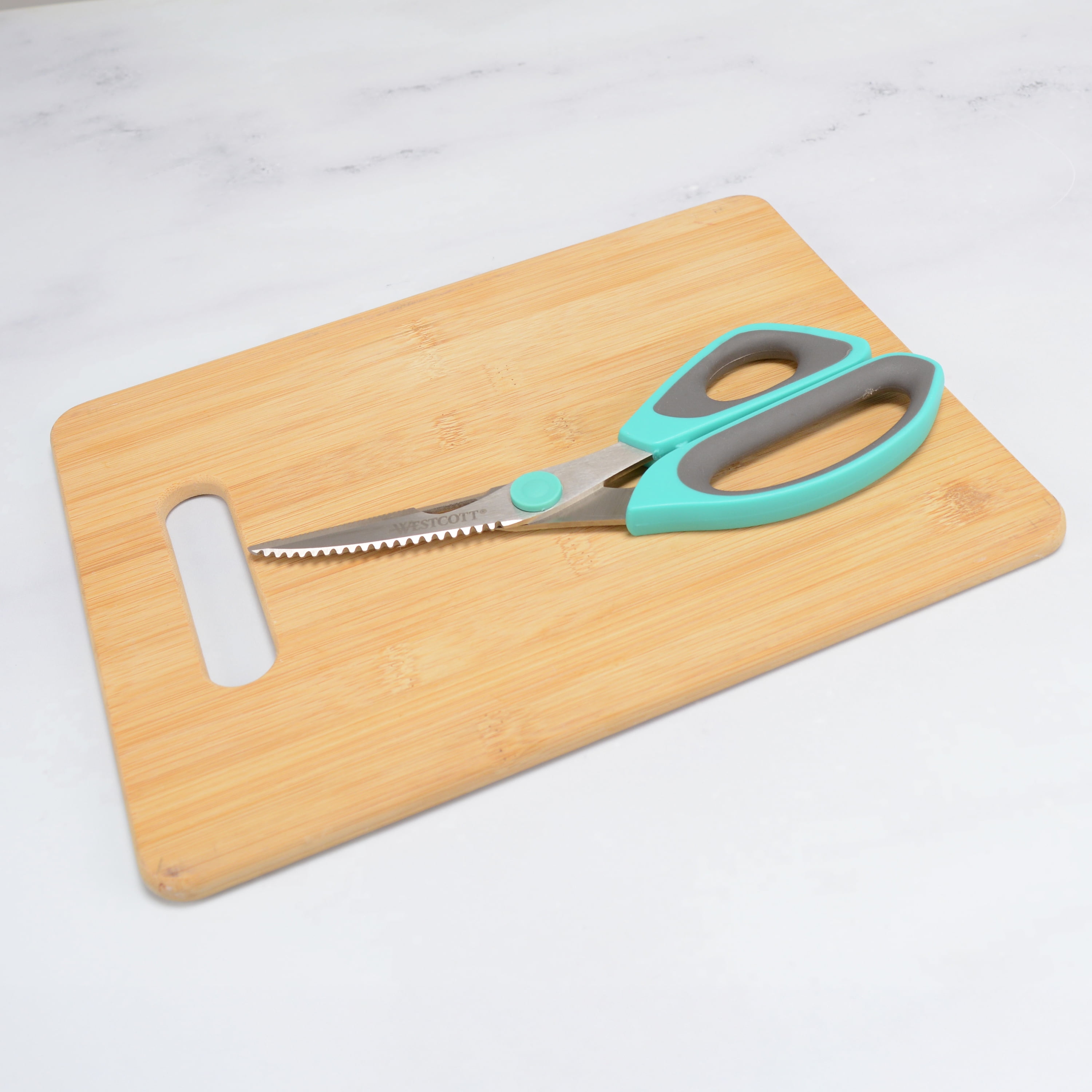Westcott Titanium Bonded Soft Handle Kitchen Shears, 4-Pack
