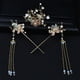 thumbnail image 5 of Paquete de 3 Horquillas Chinas para El Pelo con Flores para Fiesta, Baile, Vintage., 5 of 9