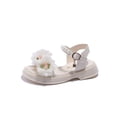 thumbnail image 1 of PMVFHDE Girls Breathable Sandals Girls' Flat Sandals For Summer Beach Red,10.5, 1 of 4