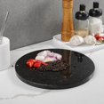 thumbnail image 4 of Koville Luxury Marble Granite Cutting Board for Kitchen,Round, 11*11in, Black Galaxy, 4 of 7