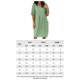 thumbnail image 2 of Vestido Lino Algodón Vestidos casuales de mujer con bolsillo Vestido bohemio de playa Vestidos de gran tamaño (Verde XXL) Ygjytge para Mujer Verde T XS, 2 of 8