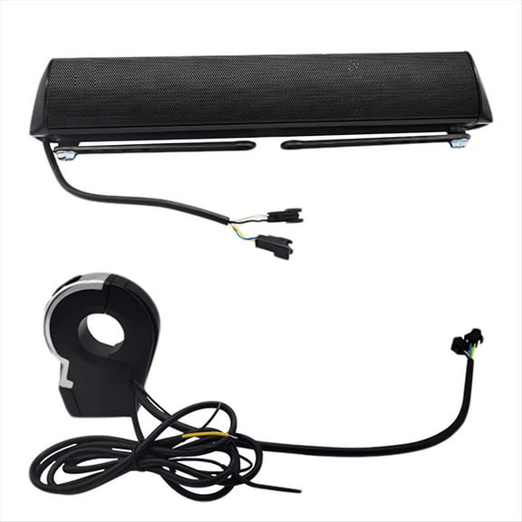 12V Motorcycle Speaker Waterproof Bluetooth-Compatible Moto FM Radio Handlebar Mount MP3 Music Player Stereo Speaker,1 x 12V Motorcycle Speaker 1 x Handlebar host,Black