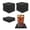 Square 24Pieces, variant on Square 24Pieces Slate Coasters 4 x 4 Inch Black Stone Home Office Kitchen Bar Use