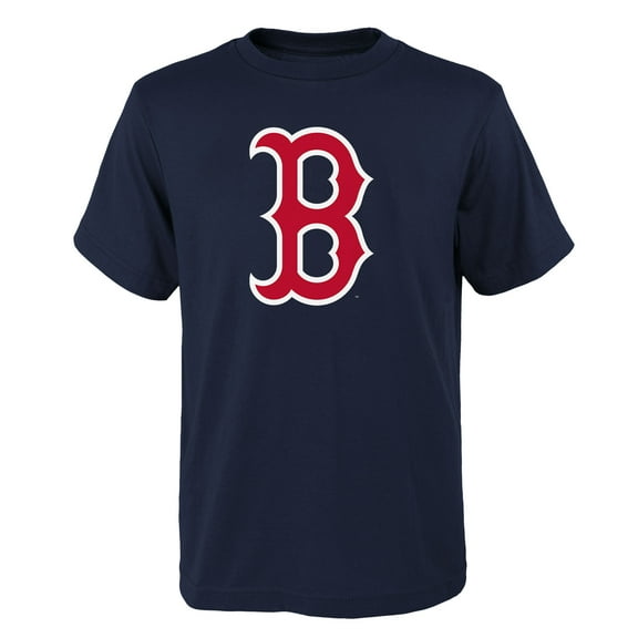 Youth Navy Boston Red Sox Logo Primary Team T-Shirt