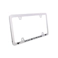 thumbnail image 2 of Ford Mustang with 2 Logos Thin Rim Chrome Plated Metal License Plate Frame Holder, 2 of 3