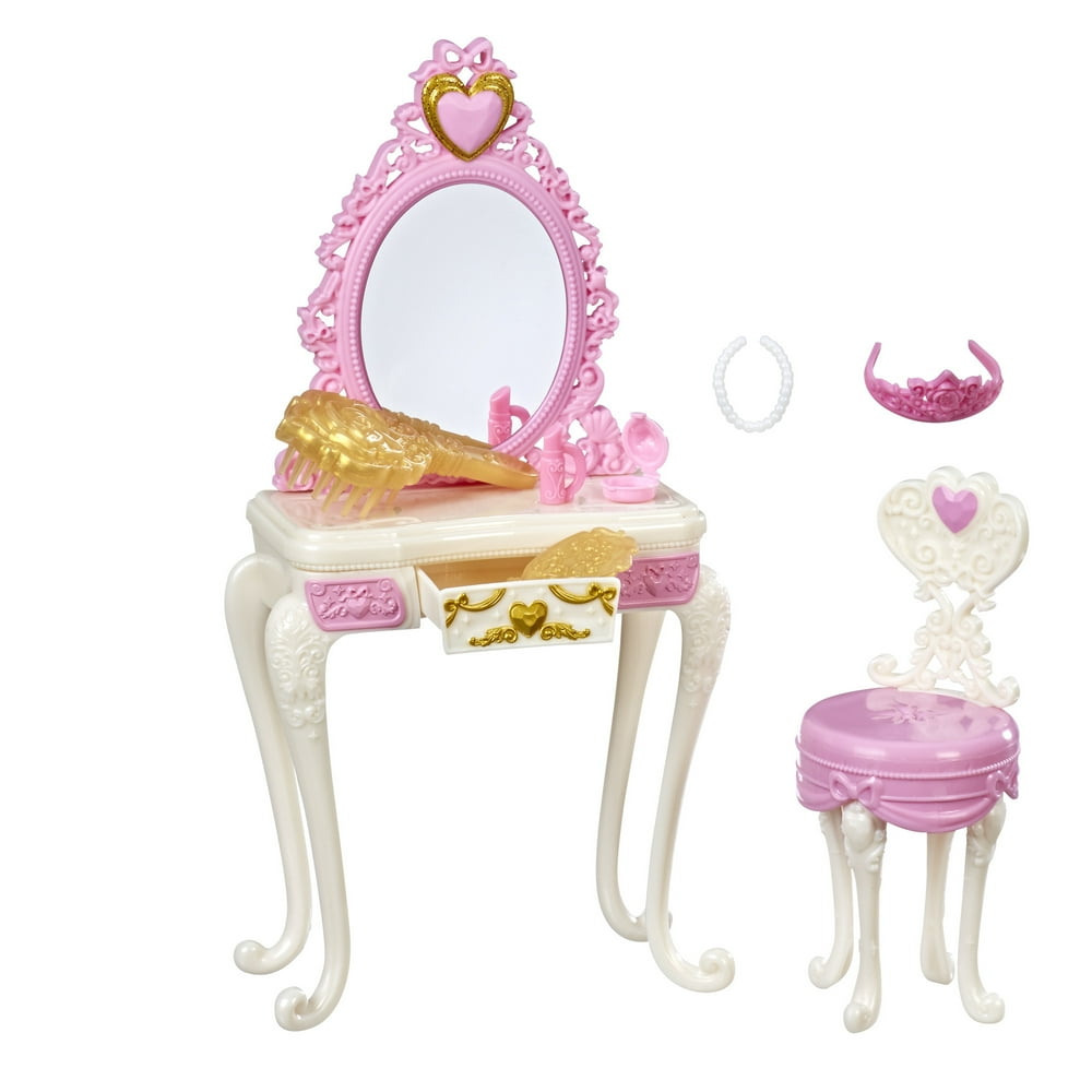 DIsney Princess Royal Vanity, Includes 6 Accessories, for Kids Ages 3