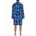 thumbnail image 2 of Lilo & Stitch Men's Plush Robe with Pockets and Tie Belt, 2 of 4