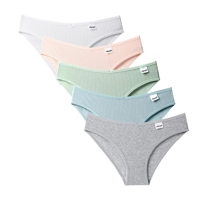 adviicd Cotton Panties for Women Women's Panties, Cotton Brief Underwear  Grey XX-Large 