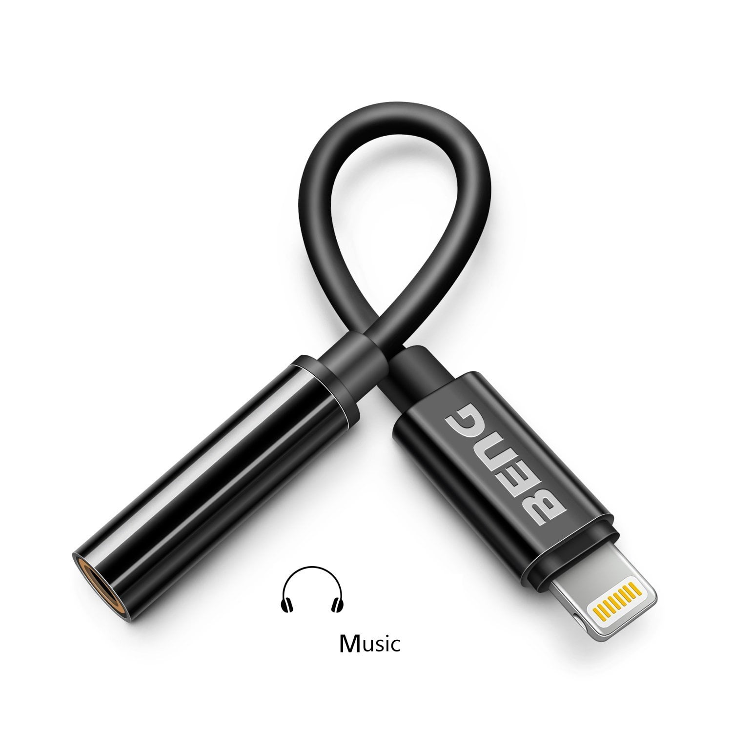 Lightning to 3.5mm Audio Adapter_ BENG Lightning adapter _ Lightning to