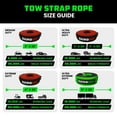 thumbnail image 6 of Rhino USA Recovery Tow Strap (3"x20') - 31,518lb Break Strength- Emergency Recovery Strap Tow Rope (Red), 6 of 7