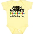 thumbnail image 3 of Inktastic Autism Awareness Understanding and Love with Puzzle Pieces Boys or Girls Baby Bodysuit, 3 of 5