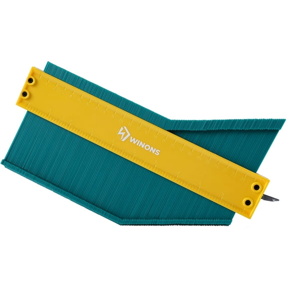 WINONS Contour Gauge Tool WCG-0001, Precise Angle Tool 10 Inch Metal Core Lock