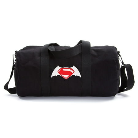 Batman V Superman Logo Sport Heavyweight Canvas Duffel (Best Duffel Bag Review)
