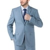 Men's Light Blue Notch lapel Sim Fit Suits
