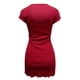 thumbnail image 3 of Gibobby Vestido sexy para mujer corto Vestidos casuales de verano para mujer Vestido sexy de manga corta(Rojo,M), 3 of 5