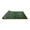 thumbnail image 2 of Ahgly Company Indoor Rectangle Abstract Turquoise Blue Modern Area Rugs, 8' x 10', 2 of 4