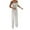 White, variant on Aloohaidyvio Women's Elegant One Shoulder Jumpsuit Casual Straight Trousers Business Romper Formal Jumpsuit Blue S
