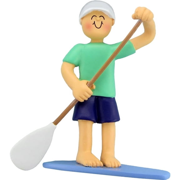 Paddle Board Male Ornament
