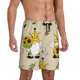 thumbnail image 2 of Fotbe Gnomes Bees And Sunflowers Pantalones Cortos de Pijama para Hombre, Ropa de Dormir, Pantalones de Pijama Cortos para Hombre-Small, 2 of 6