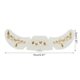thumbnail image 2 of Ofertas Únicas 6 Pcs Estilo Navidad G Tatuaje Facial Temporal Tono Dorado Papel de Película de Agua Película PET, 2 of 5