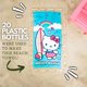 thumbnail image 3 of Franco Sanrio Hello Kitty - Toalla de Baño 100% Reciclada, Súper Suave y Ligera, Hecha de Botellas de Plástico Reciclado, 60 x 30 Pulgadas (Producto Oficial de Sanrio), 3 of 6