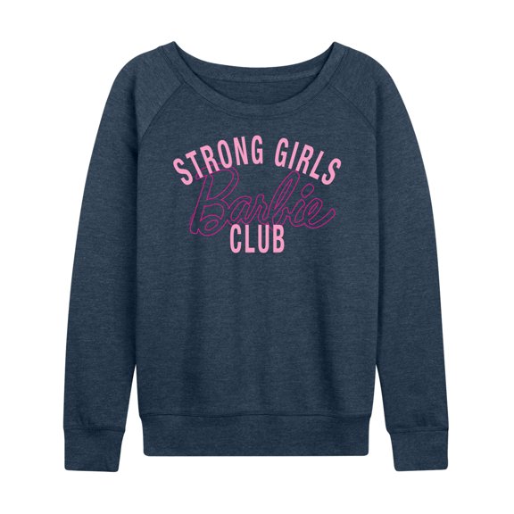Barbie - Strong Girls Club - Women's Lightweight French Terry Long Sleeve Shirt