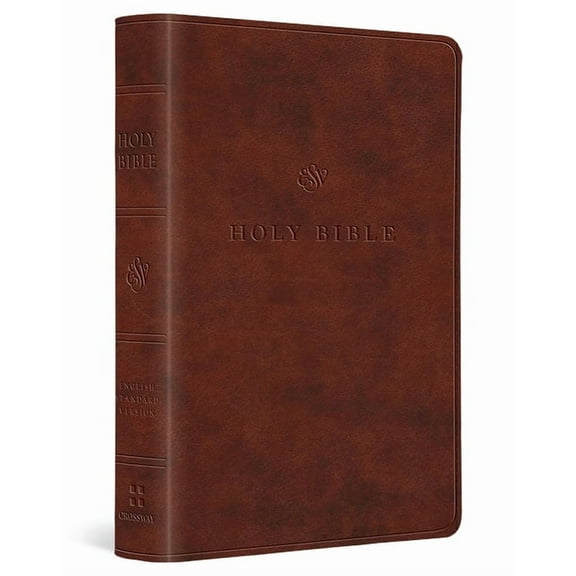 ESV Value Large Print Compact Bible (Trutone, Chestnut), (Hardcover)