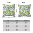 thumbnail image 2 of Yiaed Funny Dinosaurs on Stripes Print Pillow Covers Super Soft Decorative Square Throw Pillow Covers Case Cushion Covers for Sofa Couch Bedroom Car Decor（No pillow core）-18"x18", 2 of 7