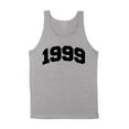 thumbnail image 1 of 1999 College Style Tank Top Unisex Medium Grey, 1 of 5