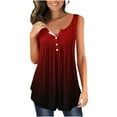 thumbnail image 2 of Corset Top Women's Décontracté Régulier Imprimé Col en V Sans Manches Top Women's Hauts, T-Shirts et Blouses en Liquidation, 2 of 5