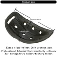 thumbnail image 3 of Easy to Install Thick Soft Silicone Chin Pad Support Guard Comfortable for Enhanced Impacts Resistance on Retro Helmets, 3 of 8