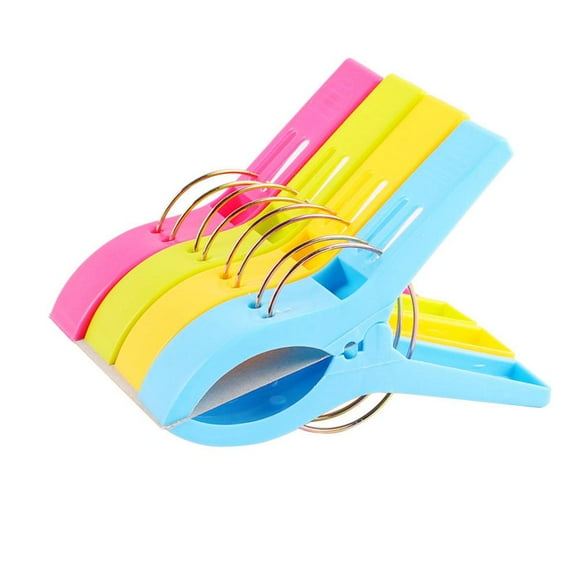 4x Beach Towel Clips Beach Clips Towel Clips For Beach Duty Heavy Chairs C0V4