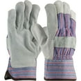 thumbnail image 3 of Wells Lamont Palm Safety Glove Large Leather Gray/Blue 847532L, 3 of 3