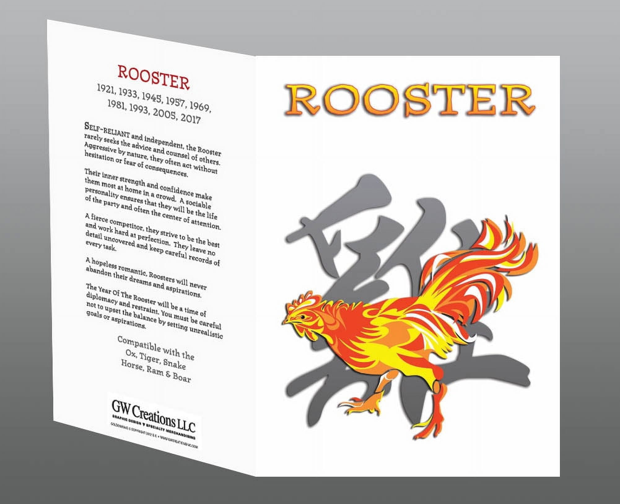 Asian Oriental Chinese Zodiac Animal Horoscope 12 pack Greeting Card Set, All 12 animal sign designs