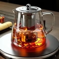 thumbnail image 4 of Théière en Verre Chauffant avec Bouilloire en Acier Inoxydable, Infuseur à Thé, Ensemble de Théière Puer Oolong 550ML, 4 of 6