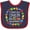 Navy and Red, variant on Inktastic I Love my Cousin Autism Awareness Boys or Girls Baby Bib