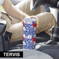 thumbnail image 6 of Pioneer Flower Floral Print Pattern 20oz Skinny Tumbler with Straw & Lid, Double Wall Vacuum Insulated Cup, Leak-Proof, Cup Holder Friendly, Hot 6H Cold 12H, 6 of 6