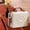 Beige, variant on Mini Suitcase Case with Handle with Handle Portable hands Cartoon 14 inch Mini Luggage Case for Cosmetics Business Travel Shoes Rose