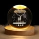 thumbnail image 5 of Lámpara de noche con bola de cristal luminosa USB, regalo de Navidad, 5 of 5