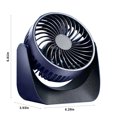 thumbnail image 5 of under $5 Usloyux Desk Fan Lamp USB Rechargeable Battery Operated Mini Lightweight Makeup Pocket Fan Cute Design Speed Adjustable Cooling Ultra Quiet Fans for Bedroom, 5 of 9