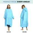 thumbnail image 4 of Catalonia Full Body Oversized Blanket Hoodie Sweatshirt, Extra Long Wearable Fleece Pullover, Gift for Adult Men Women Wife Girlfriend, 4 of 6