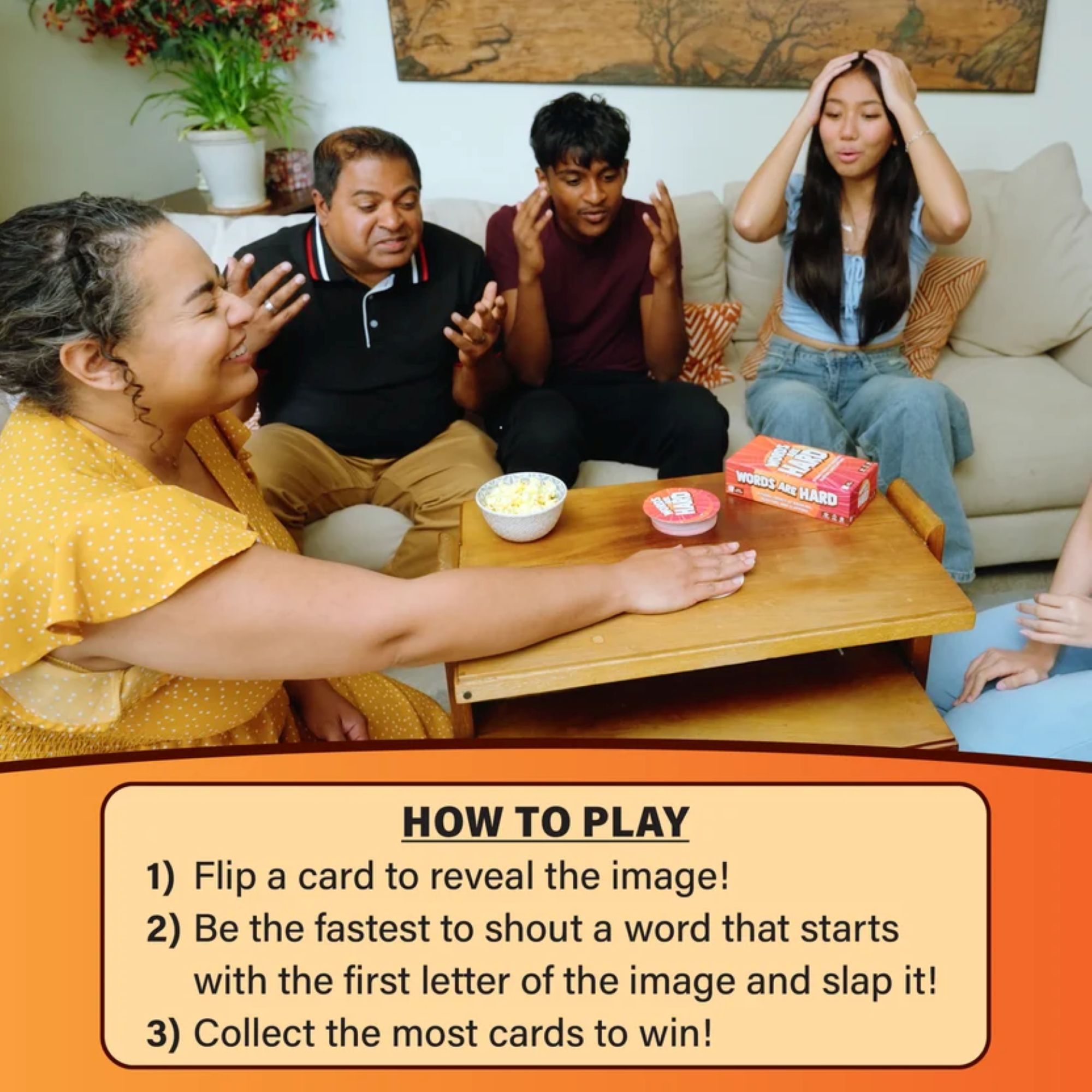 Asmodee Words Are Hard Family Party Card Game photo 7