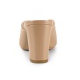 thumbnail image 3 of BLISSFUL STEP Women's Pointed Toe Chunky Slides Mules, 3 of 6